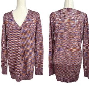 Free People Into The Night Tunic Cardigan Sweater Button-Down XS Oversized NWOT